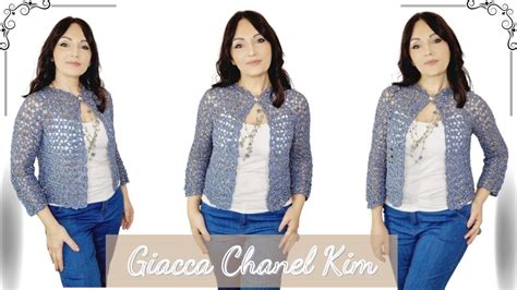 TUTORIAL: Giacca Chanel Kim uncinetto .